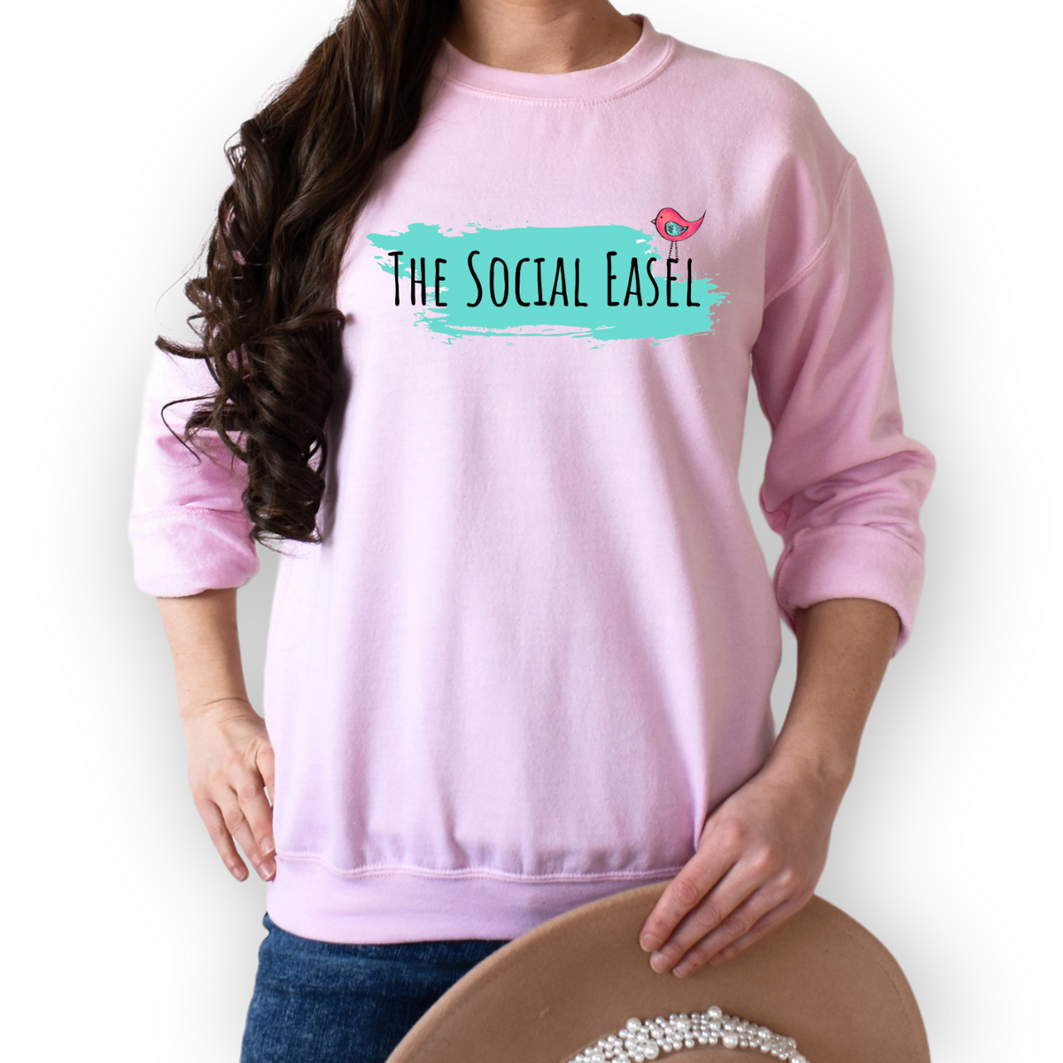 The Social Easel Logo Crewneck Sweatshirt